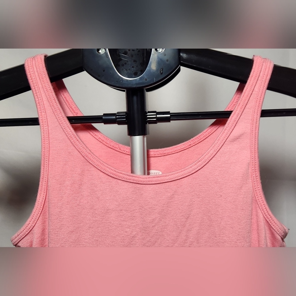 ⚡️🛍 4/$20 🛍 Old Navy Pink Stretch Top-Size L (10/12 Girls) - Picture 4 of 6